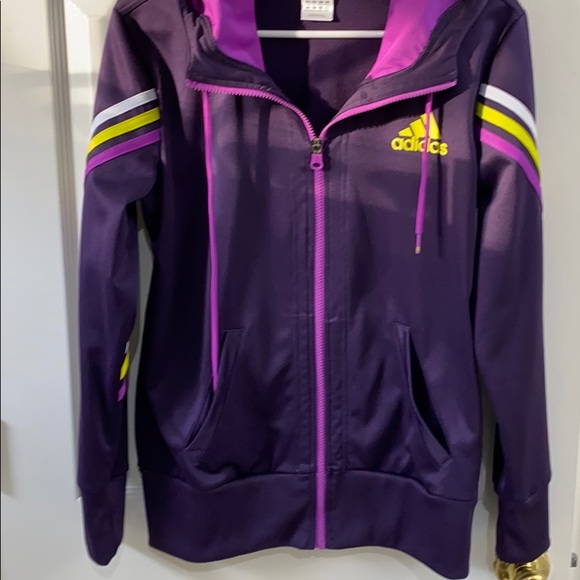 adidas hoodie track jacket